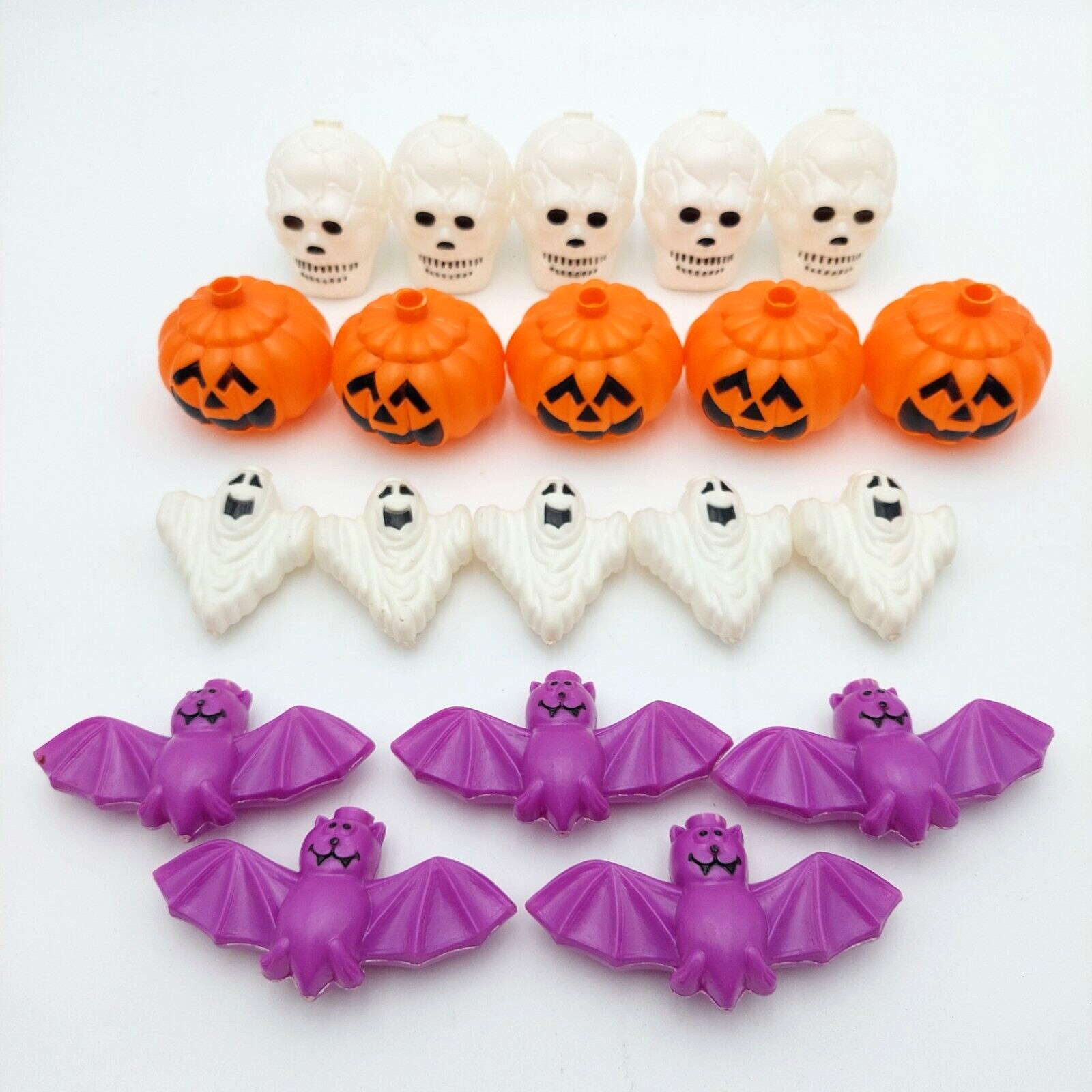 Halloween String Light Covers Qty 20 Skulls, Pumpkins, Ghosts, Bats Party RV