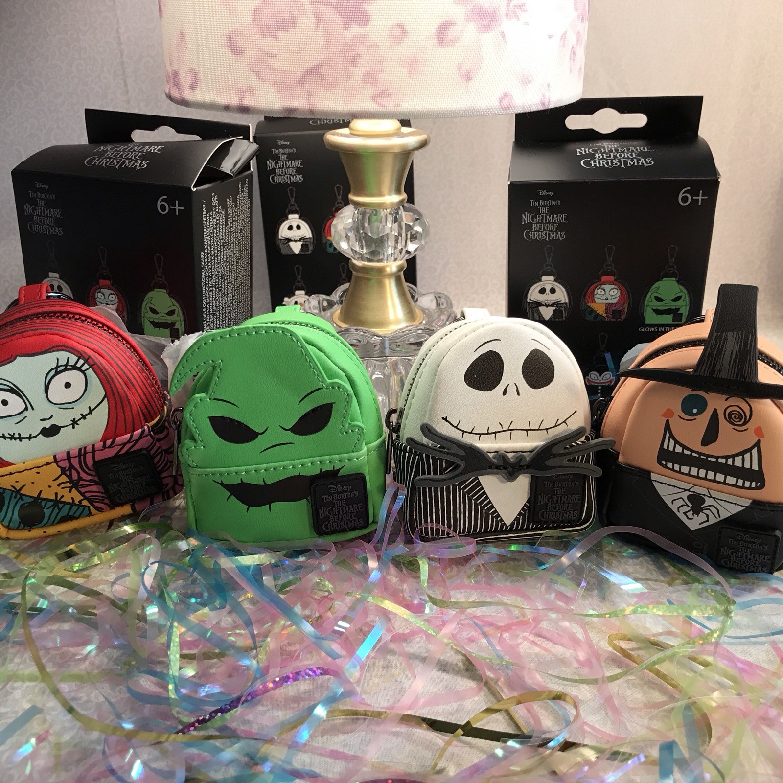 Disney Loungefly Nightmare Before Christmas Mystery Box Mini Backpack Set Of 4