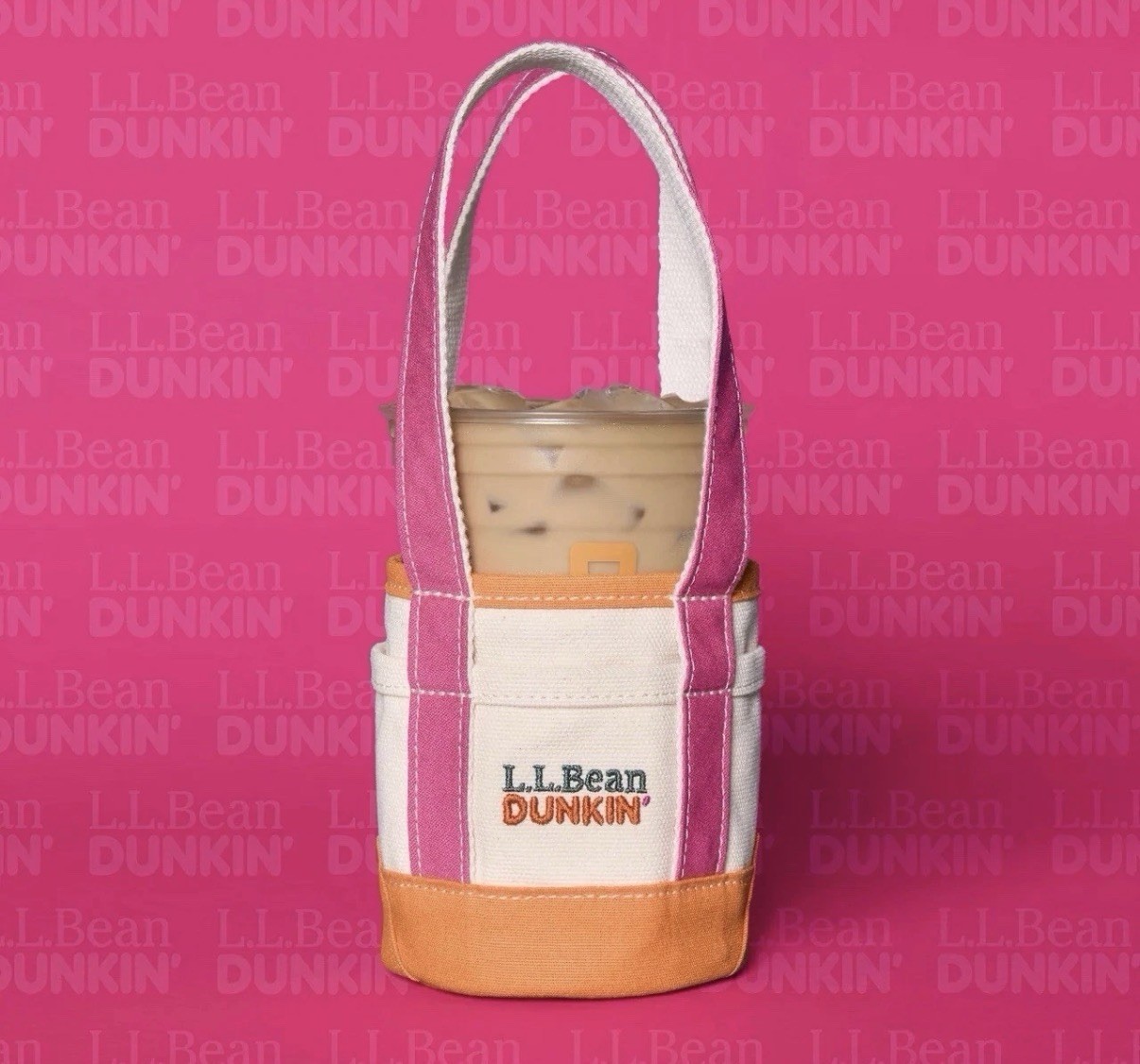 DUNKIN\' X L.L.BEAN COFFEE TOTE Cup Holder‼️New‼️In Hand Ships Fast‼️