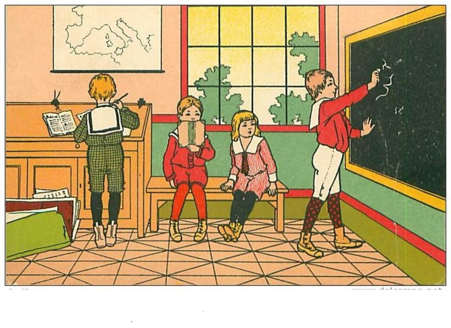Illustrators No. 901 Study Scene Folds