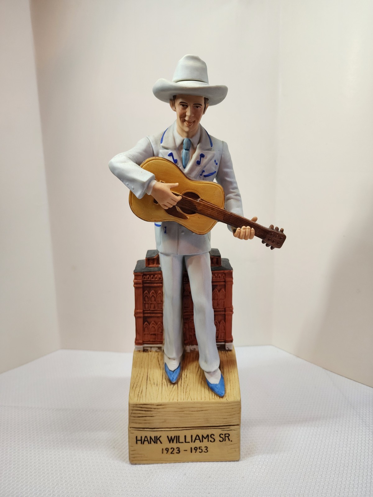 McCormick Distillery Hank Williams Sr. Music Box/Decanter. Empty Bottle