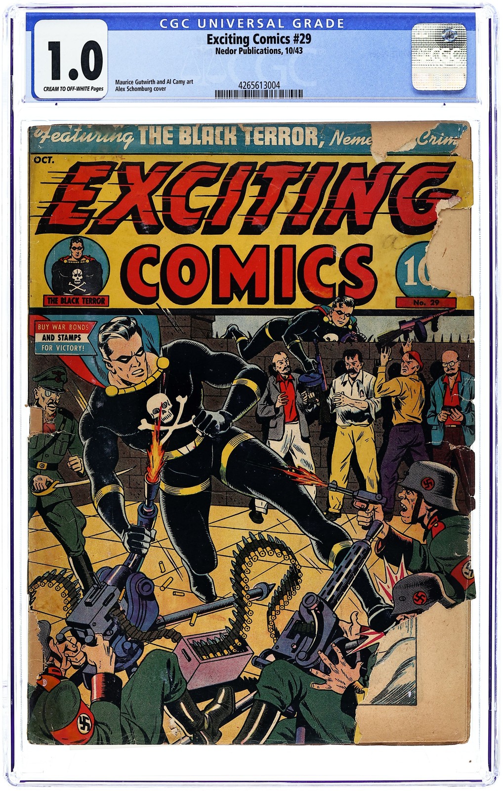 Exciting Comics #29 CGC 1.0 1943 4265613004