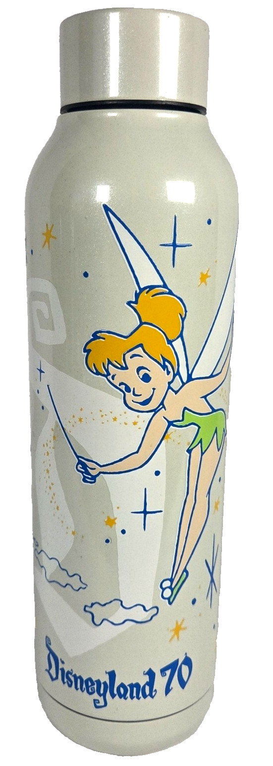Tinker Bell Disneyland 70th Anniversary 21 Oz Water Bottle Disney Parks New