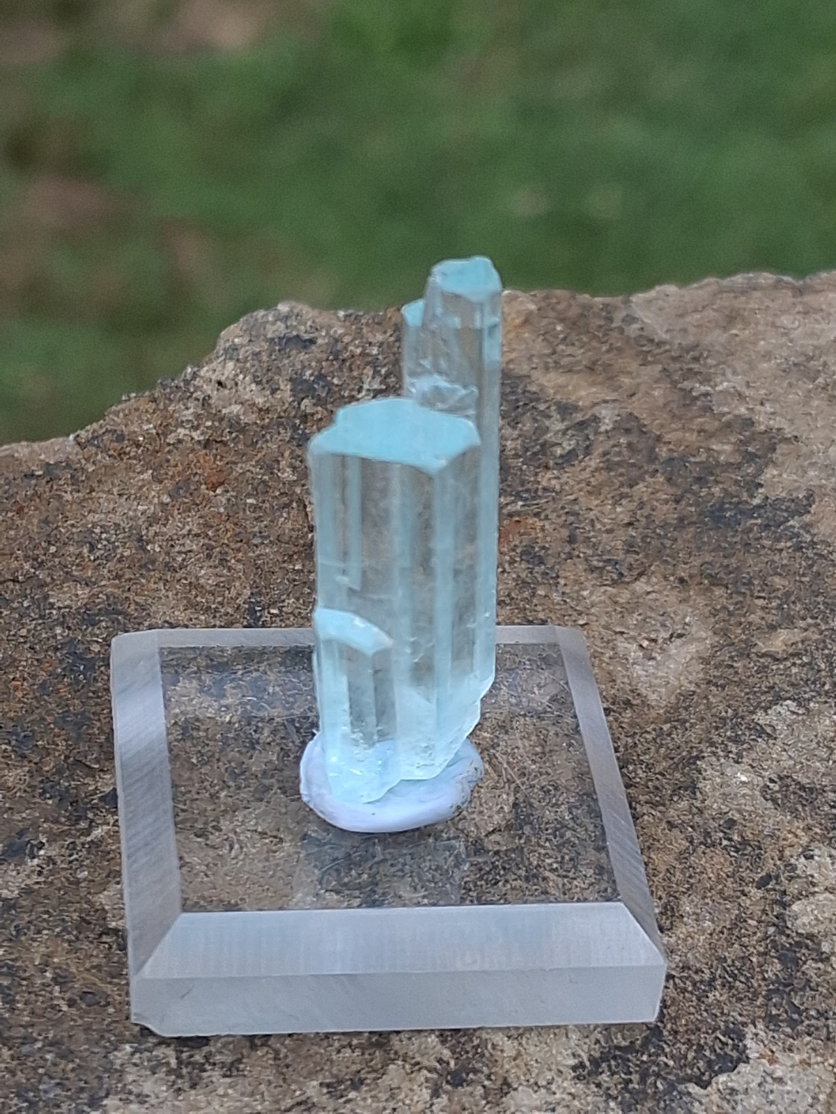  Gorgeous 😍 💯 Natural  💙  Aquamarine Crystal 12ct