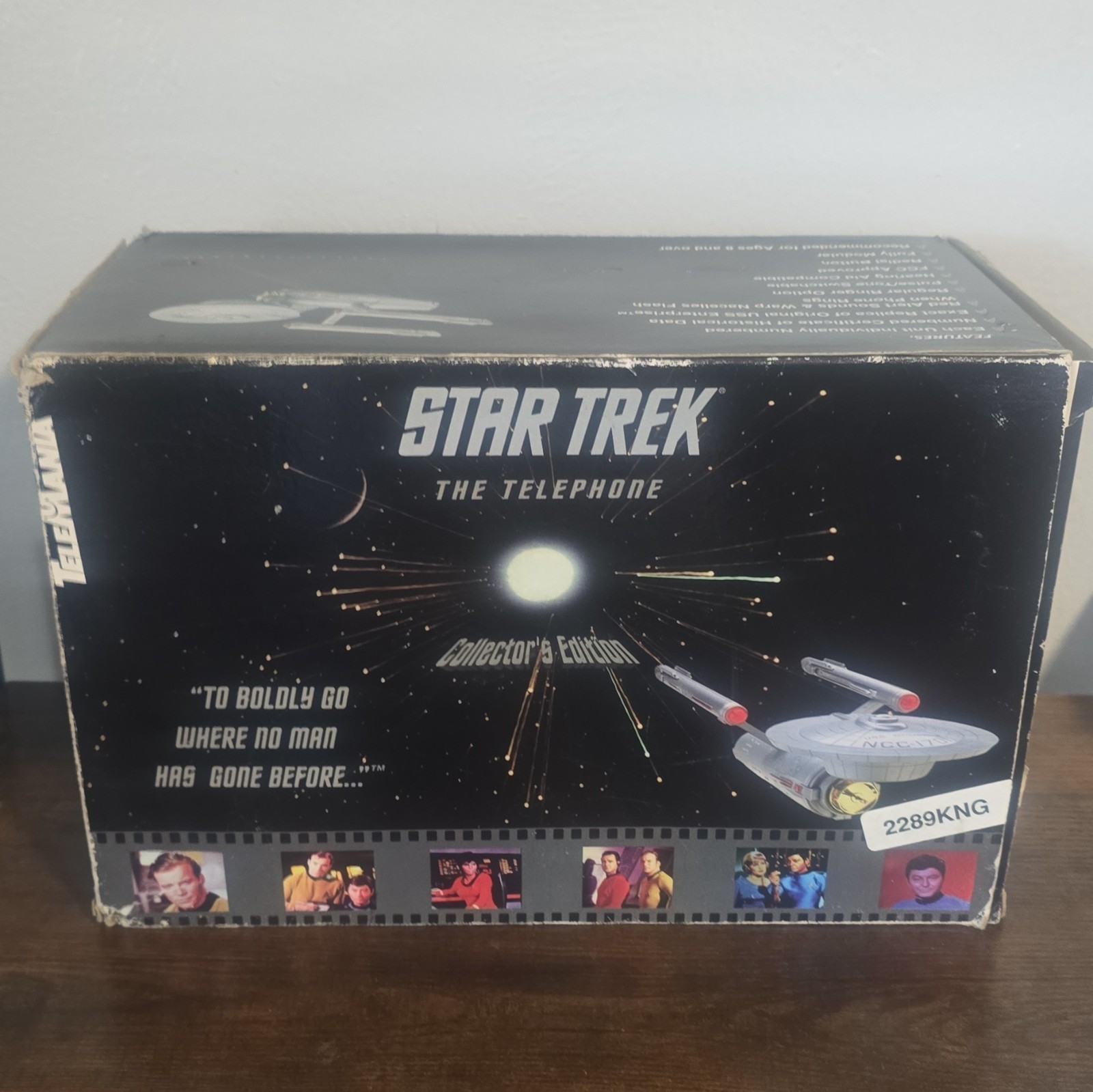 Star Trek USS Enterprise Collector\'s Edition Telephone The Original Series COA 
