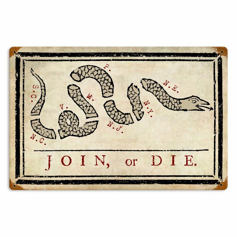 JOIN OR DIE SNAKE REVOLUTIONARY WAR UNITY 18