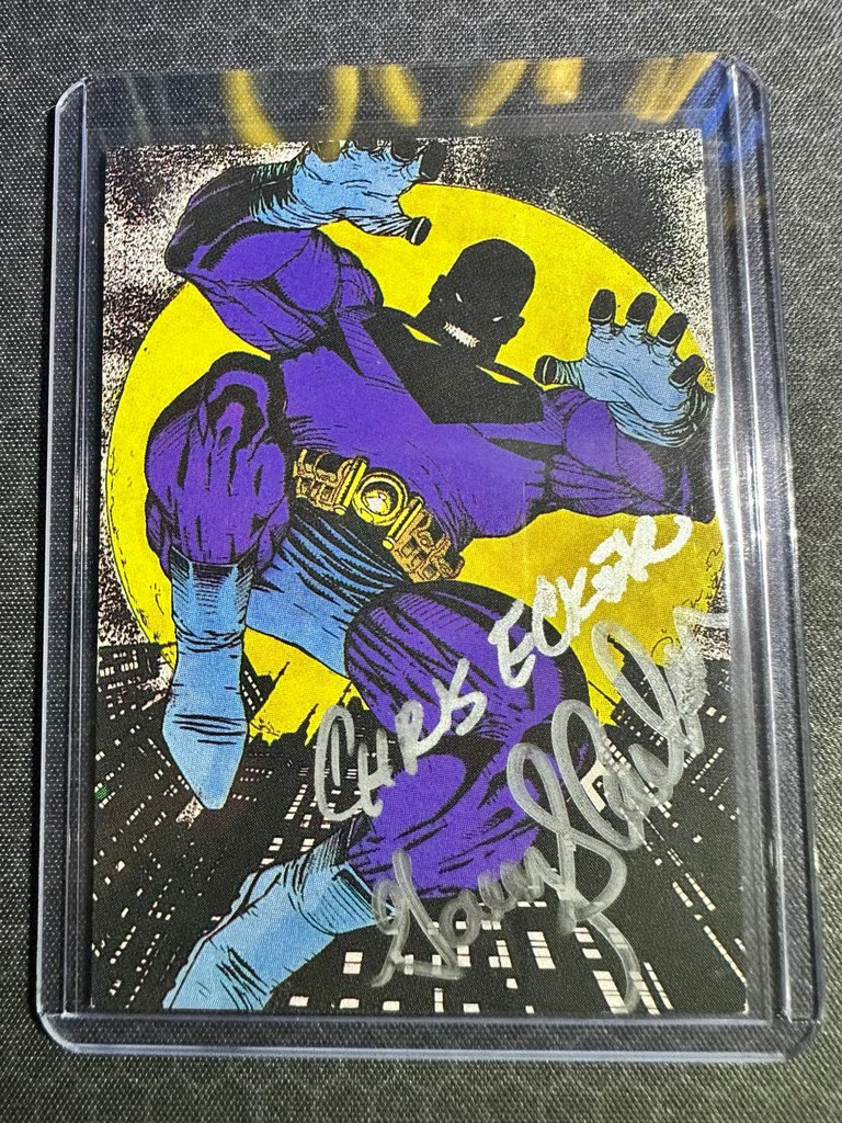 1994 Caliber Press Promo Card Knight Watchman: Graveyard Shift Dual Autograph