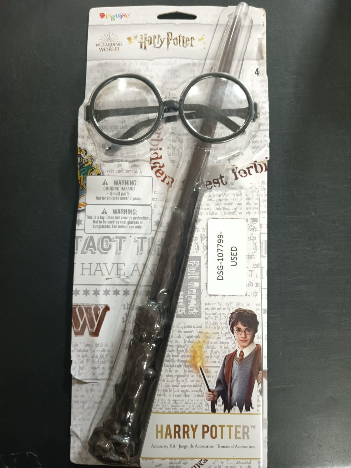 HARRY POTTER KIT, One Size Child USED OPEN BOX 