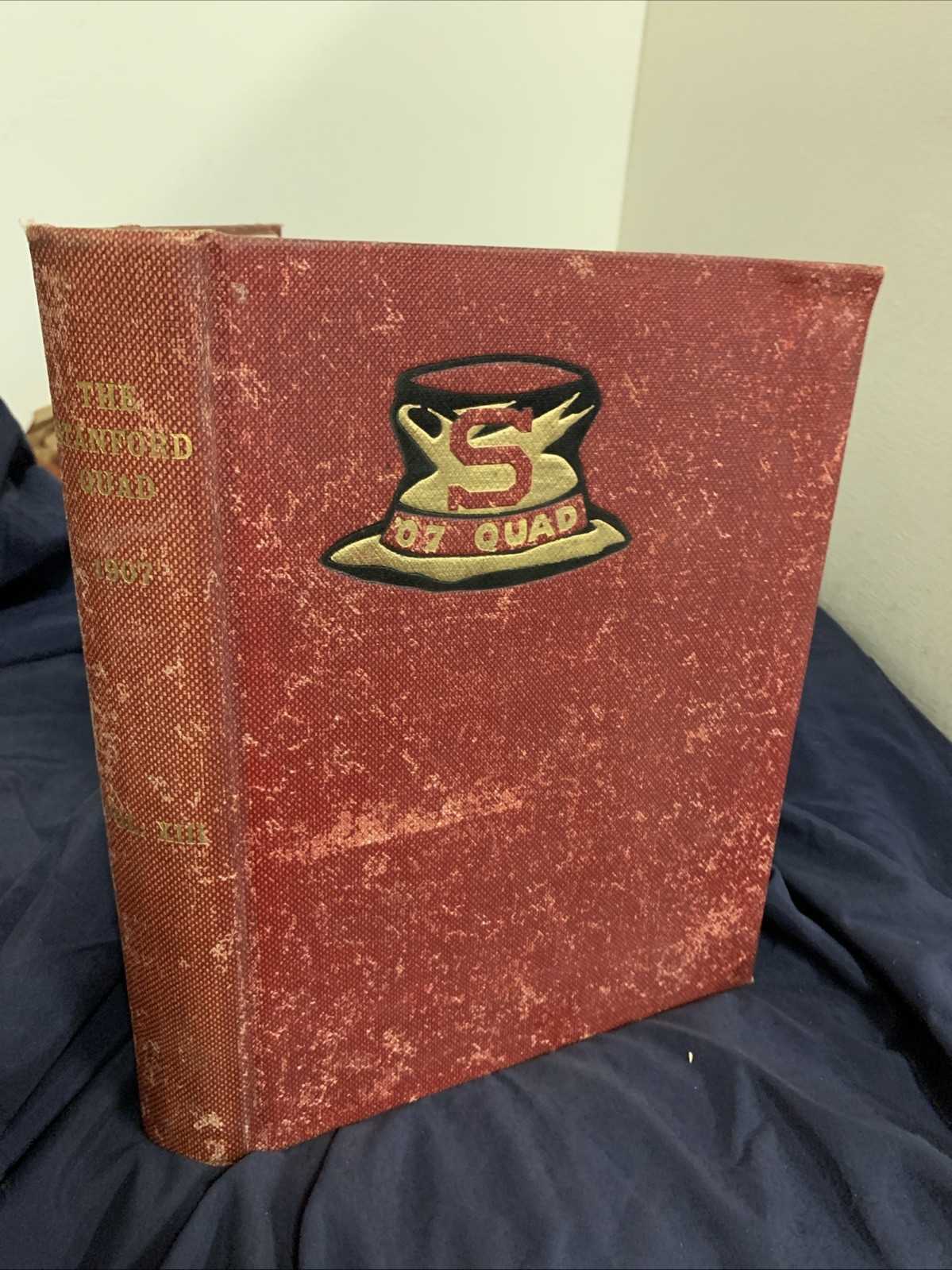 Stanford Quad University Yearbook 1907 Volume 13 Antique College Eathquake