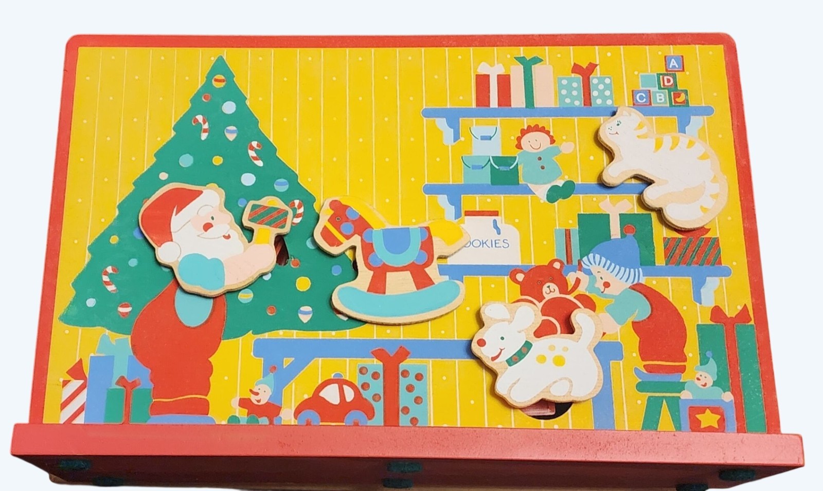 Vtg Avon Gift Collection Claus & Company Musical Factory w Original Box Toyland