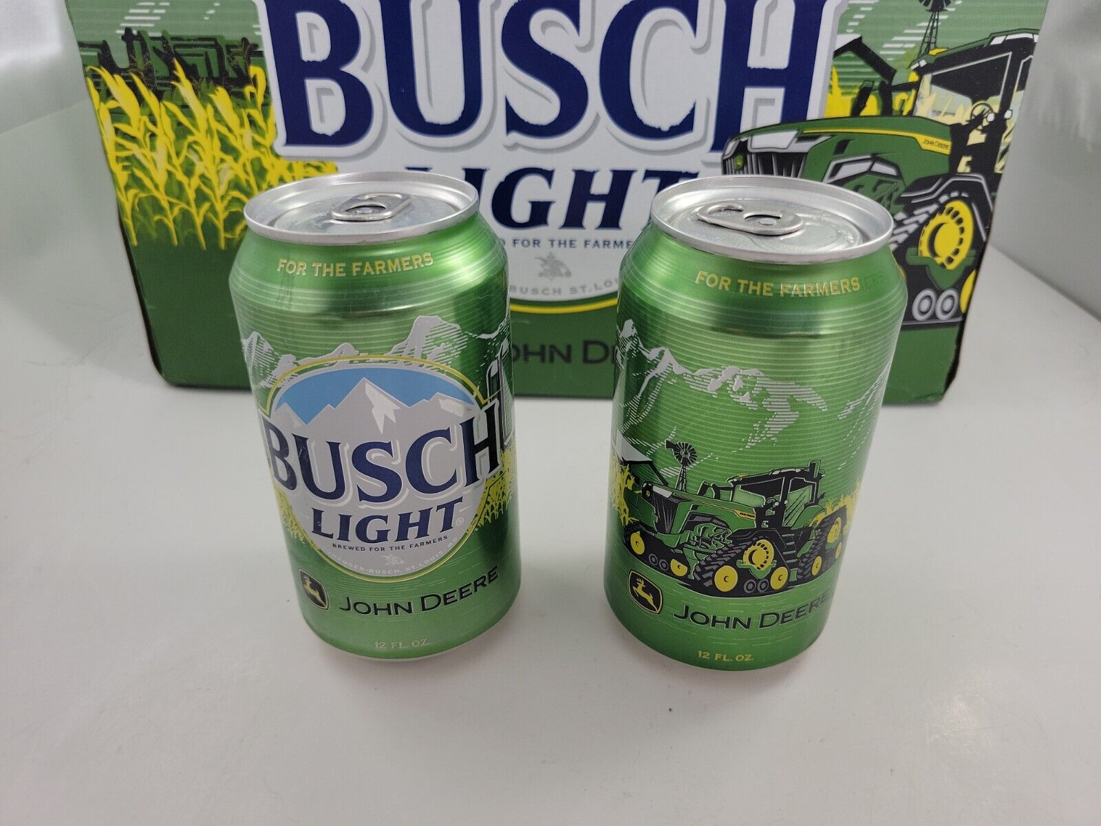 Busch Light John Deere For The Farmers 12oz cans (2)