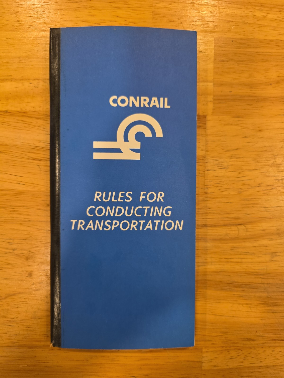Vintage Conrail Transportation Department Rules Book Blue Binder 1968 Railroad