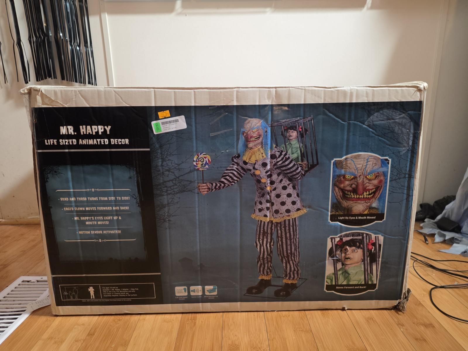 Mr. Happy Life Size Animatronic Clown 