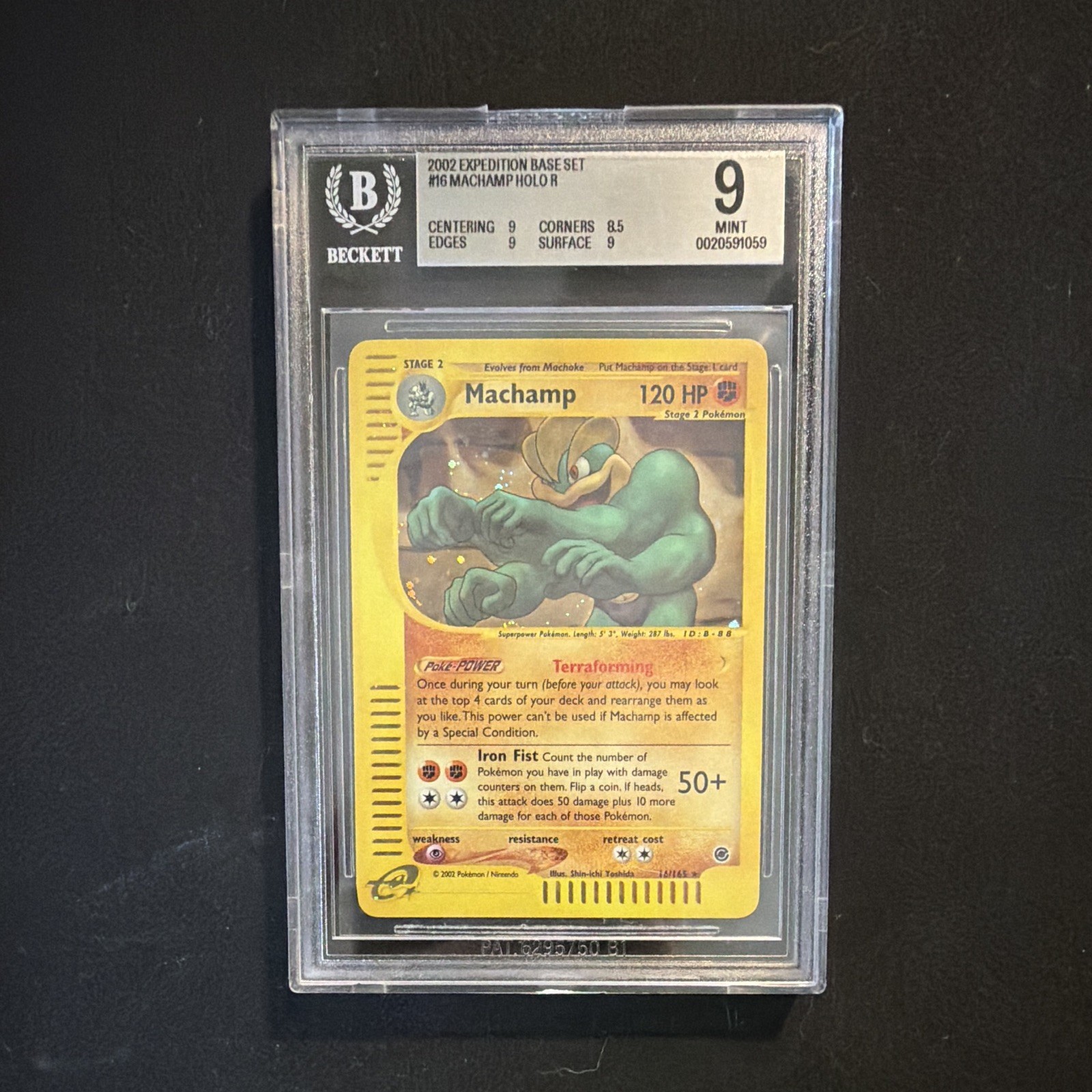 Machamp - Expedition Base Set 16/165 (2002) Holo ENG - BGS 9