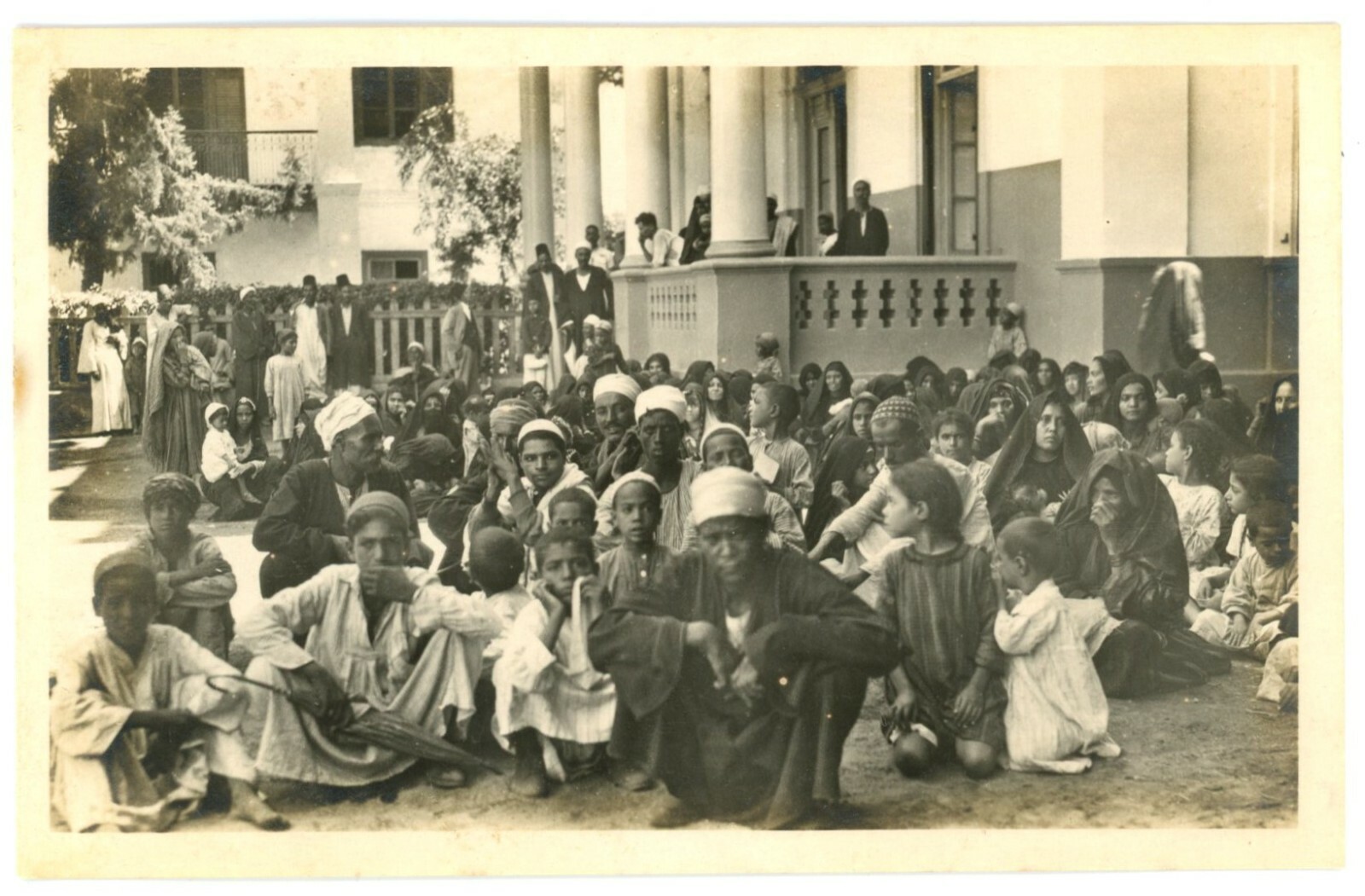 Egypt American Mission Clinic Tanta Assiut RPPC Real Photo Postcard c1910 Unused