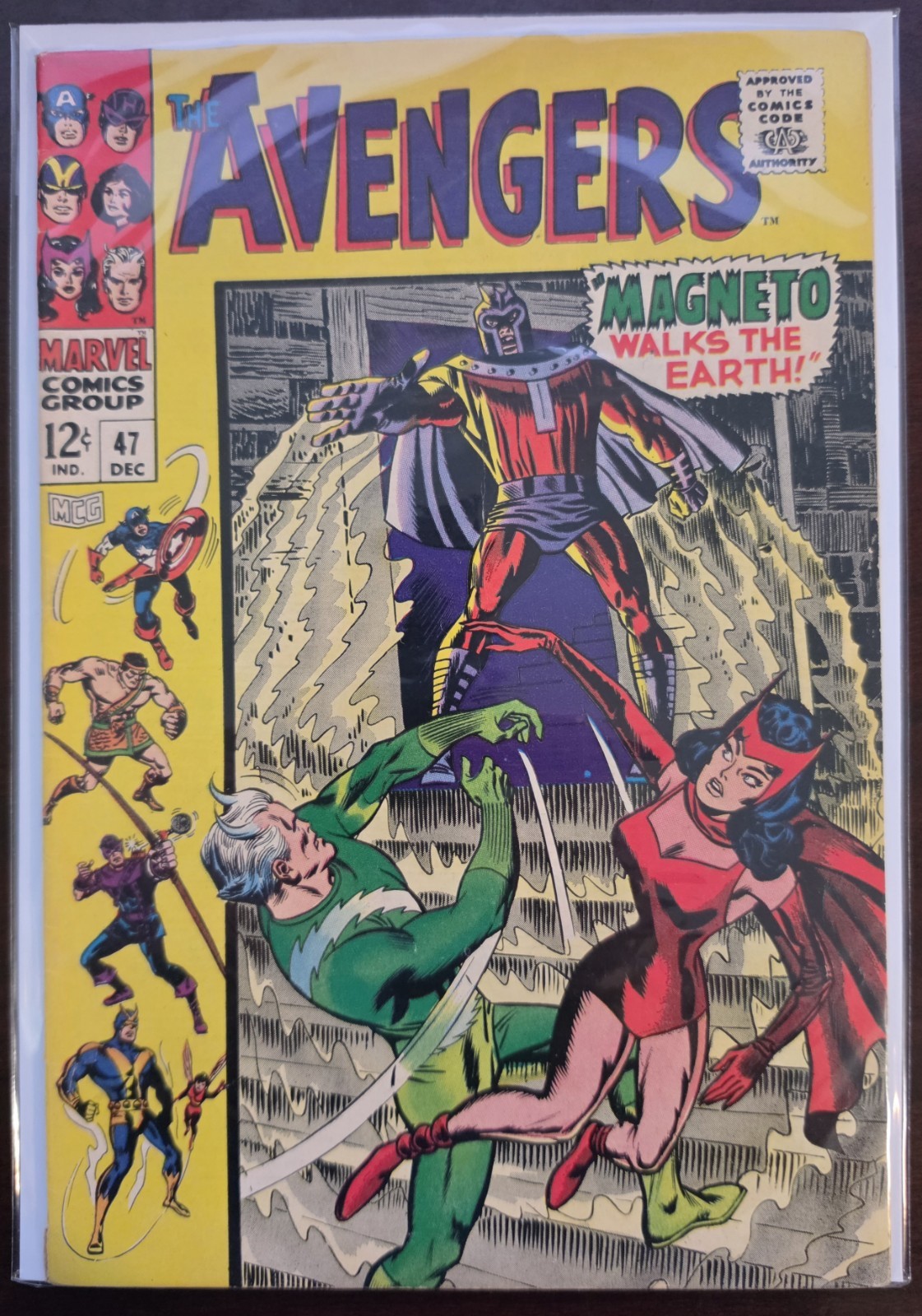 The Avengers #47 VG/FN 1st App Dane Whitman becomes Black Knight, Magneto (1967)