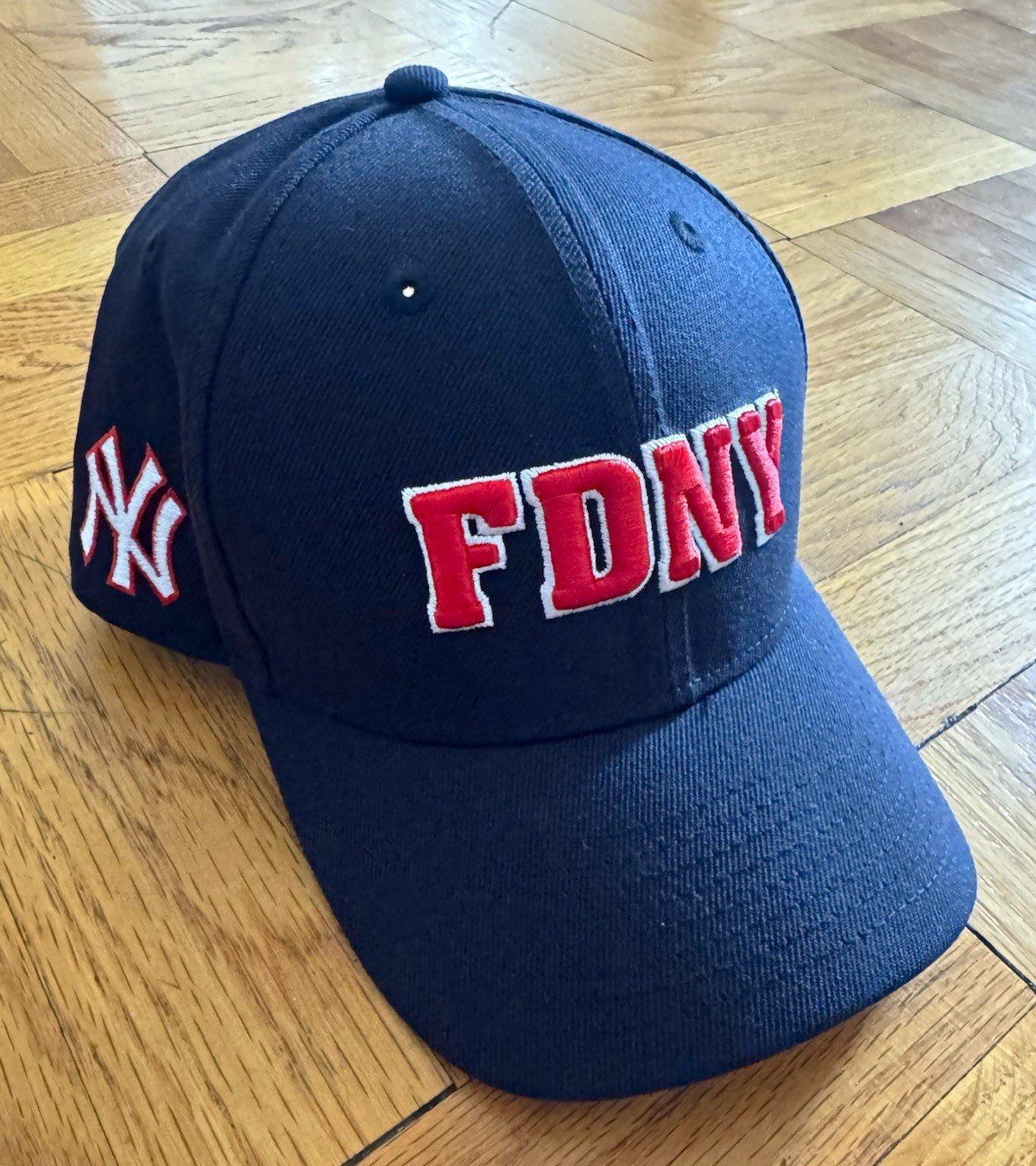 FDNY YANKEES New Era 9FORTY  Navy Adjustable Baseball Cap