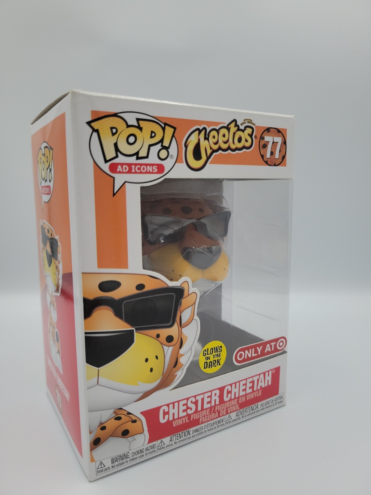 Funko Pop 77 Chester Cheetah Cheetos Glow In The Dark Target Exclusive