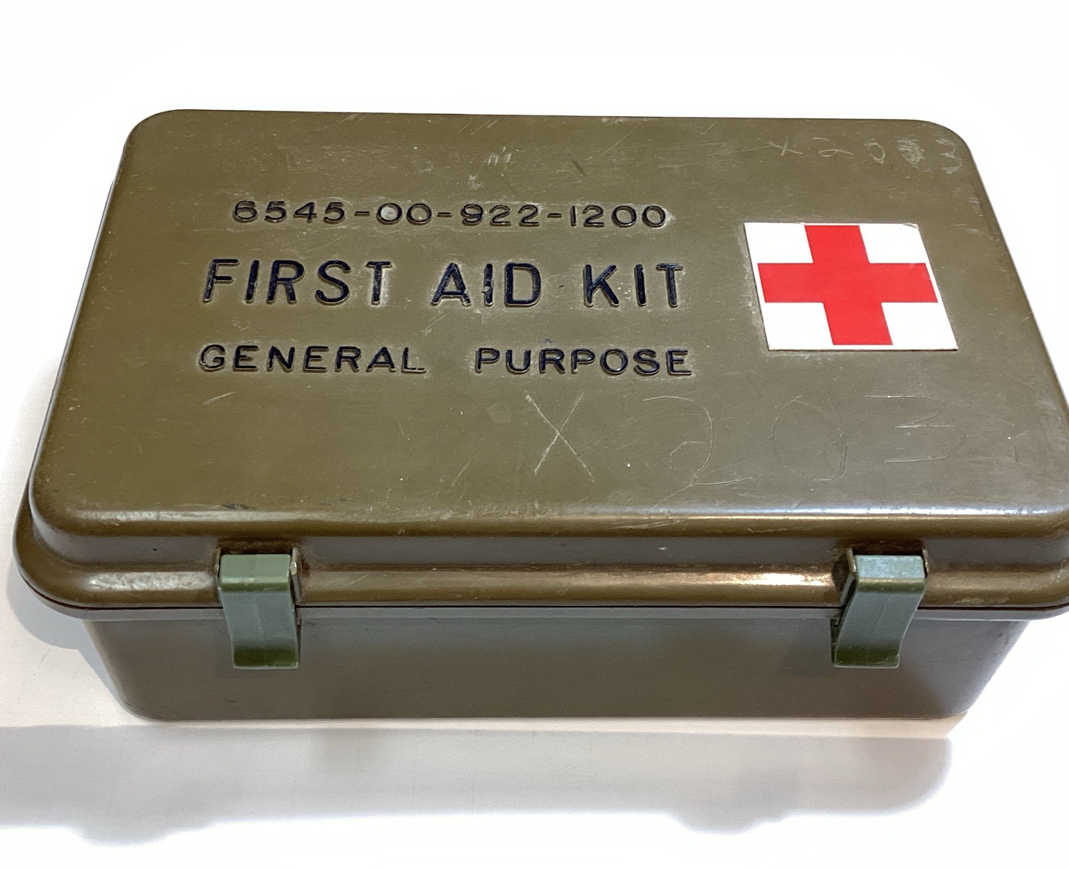 Vintage US Military First Aid Kit 6545-00-922-1200 Unused Contents ￼