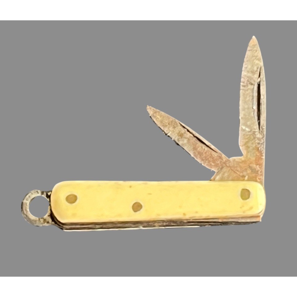 Super Tiny Mini MINIATURE POCKET KNIFE Two-Blade 1\