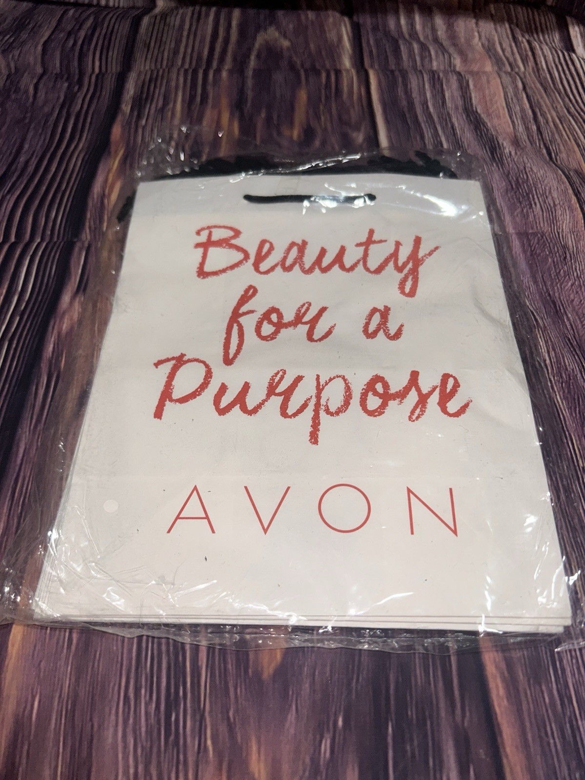 Avon “Beauty For A Purpose” Paper Tote Bags 10 Ct New 