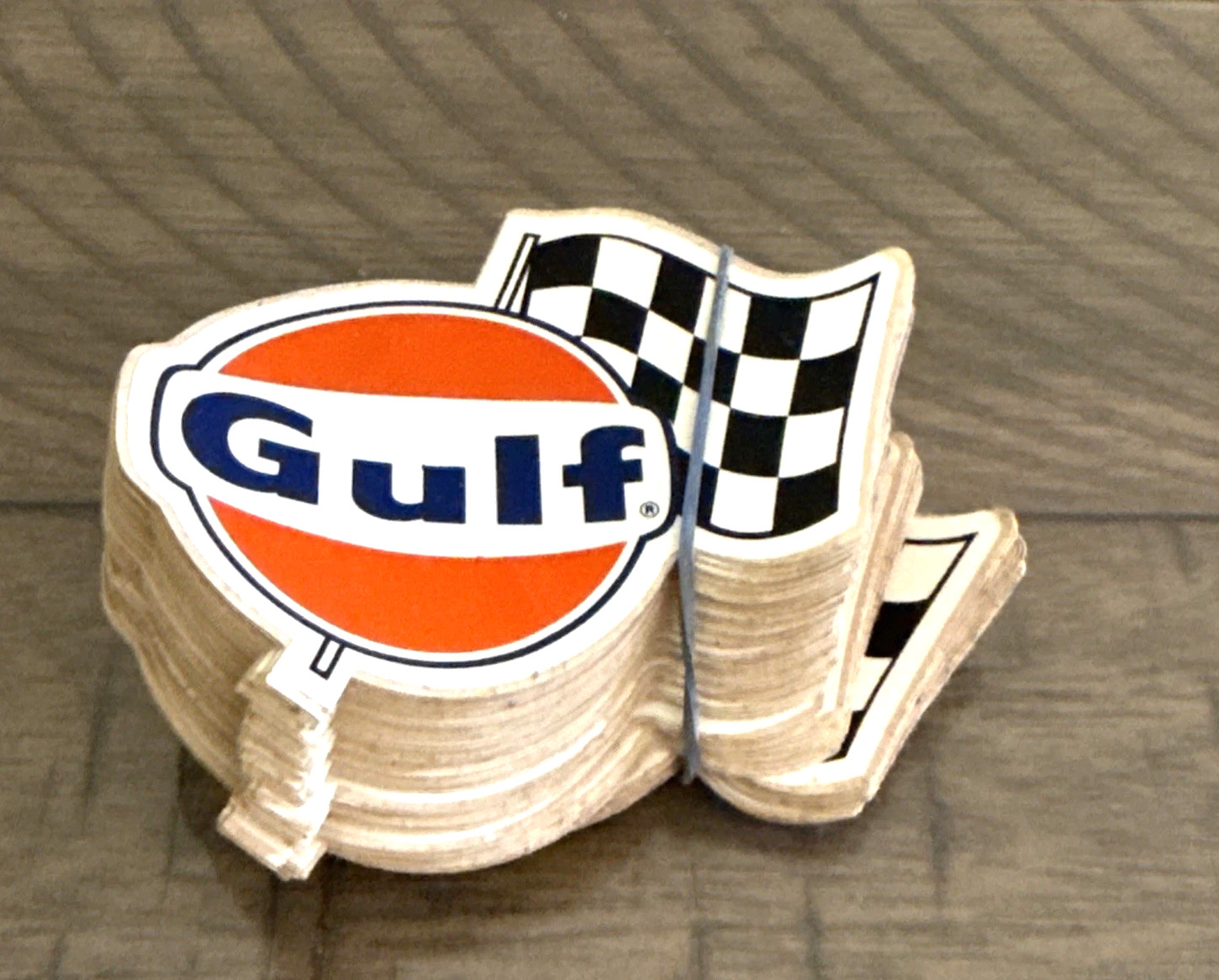 85 Original Gulf Oil Company Racing Decals Vintage 1960s 1970s Gas & Oil Sticker