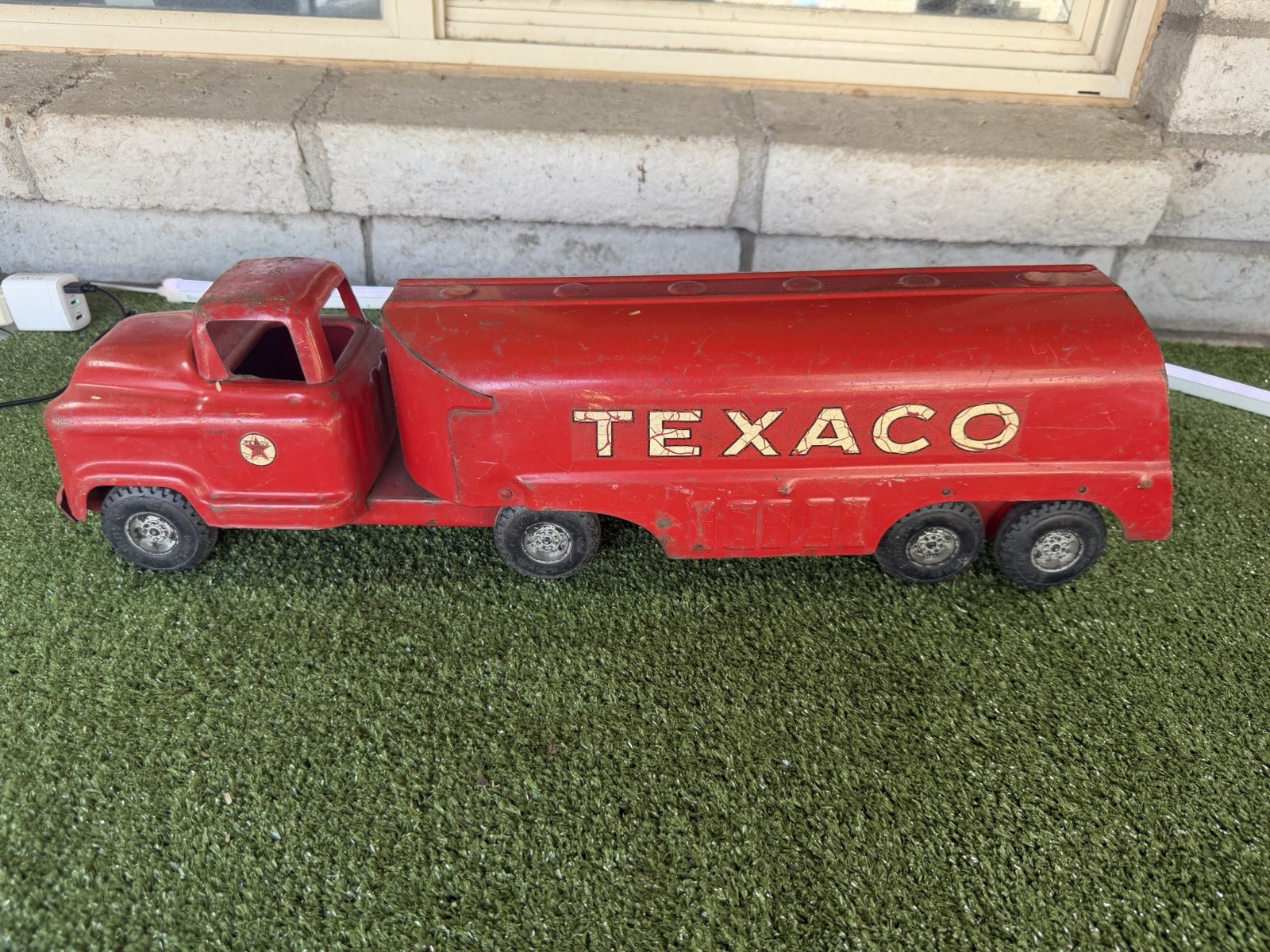 Vintage 1950S Texaco Buddy L Oil Tanker Press Corp. EUC