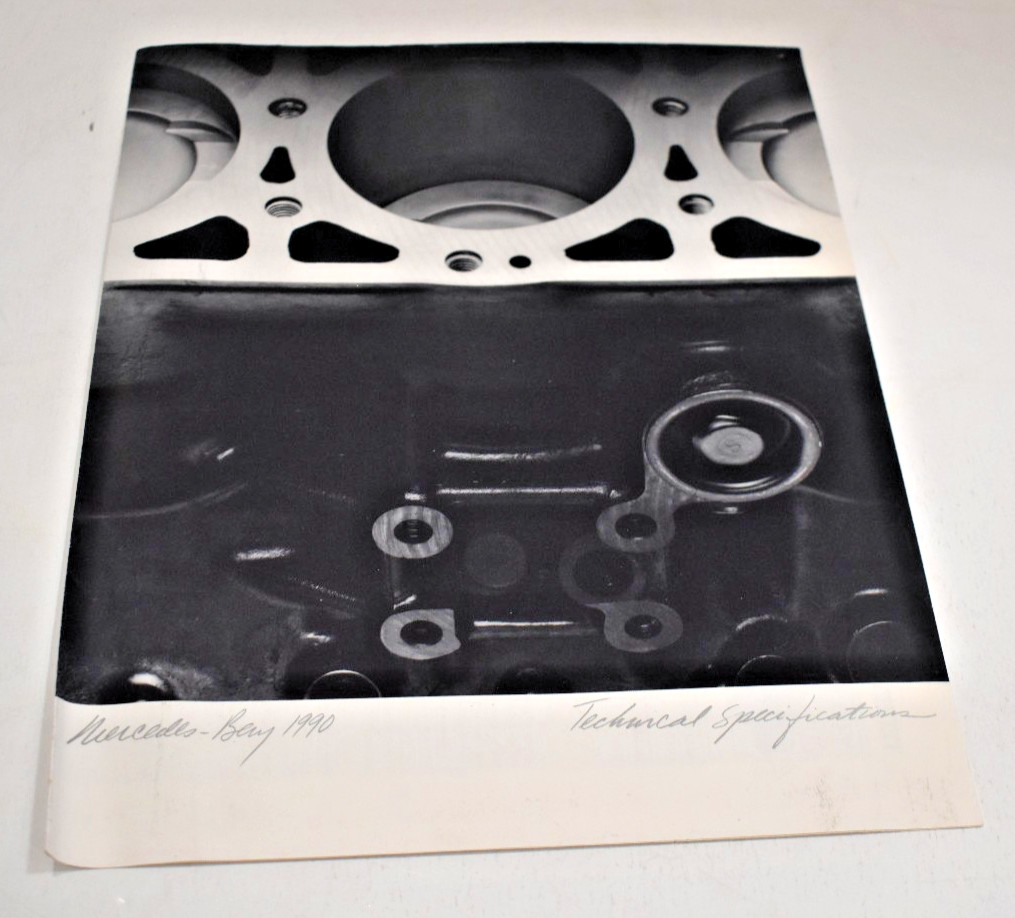 1990 Mercedes Benz Sales Brochure - Technical Specifications - All Models