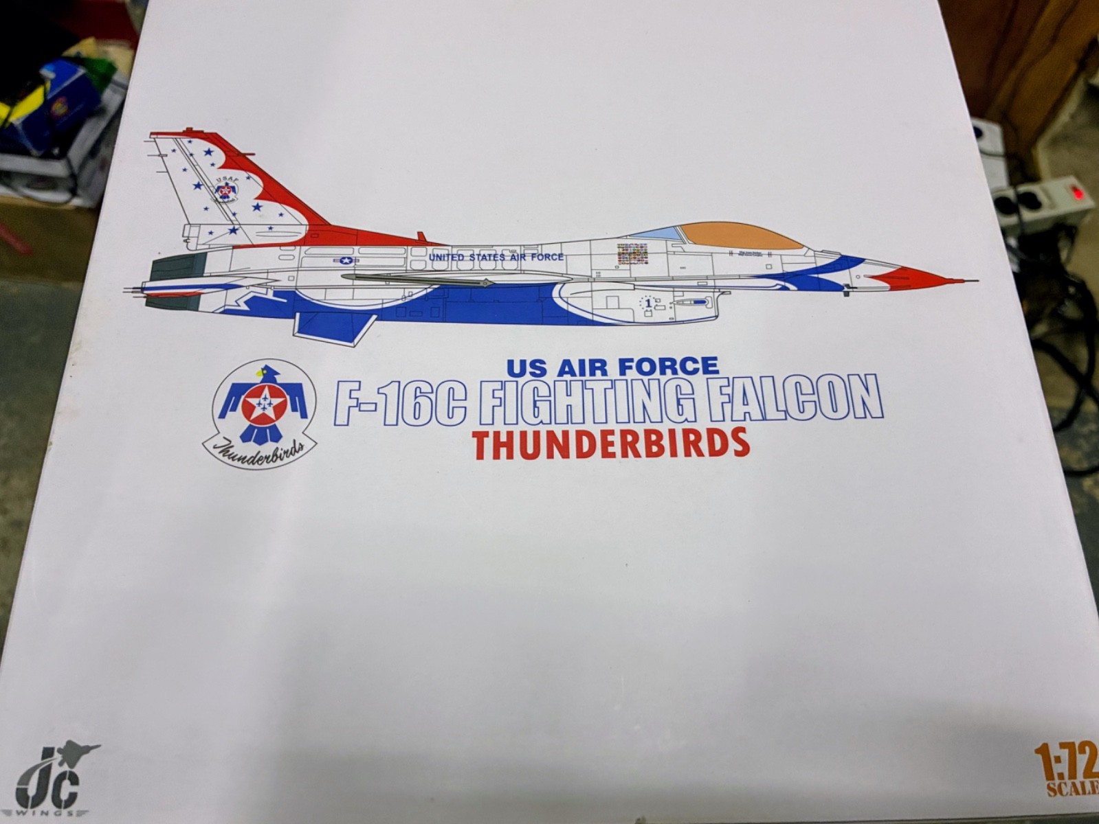 1/72 JC Wings F-16C USAF Thunderbirds #7 of only 600 made worldwide