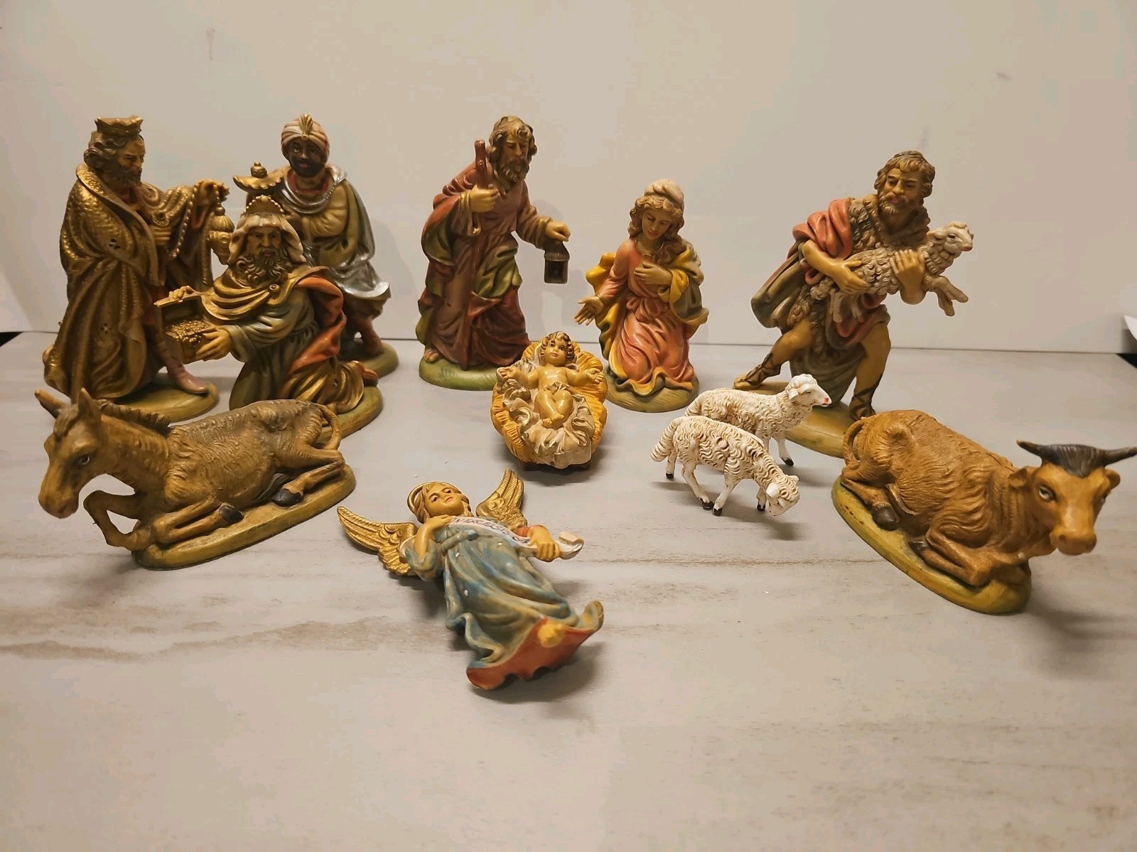 Vintage Fontanini Nativity Set 12 piece 5\