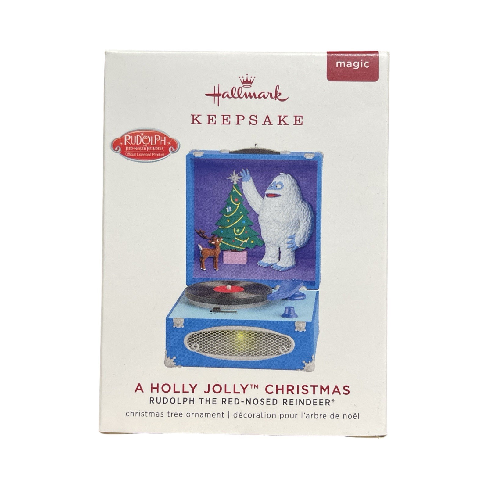 2019 Hallmark A Holly Jolly Christmas Ornament - Rudolph The Red-Nosed Reindeer