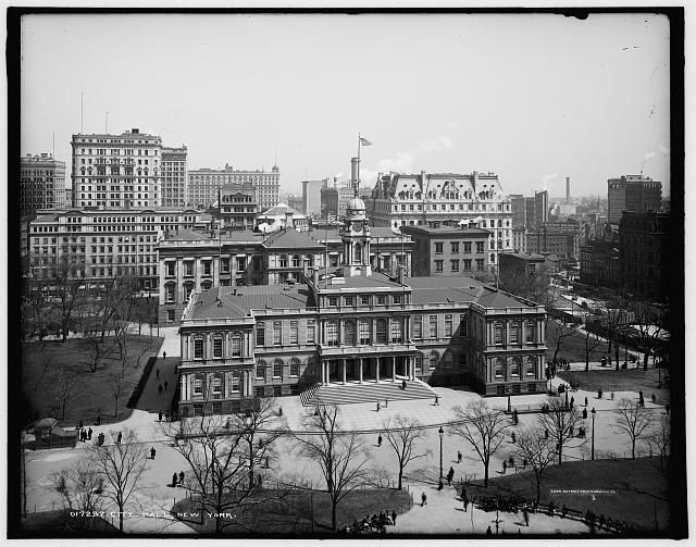 City Hall, New York c1900 OLD PHOTO