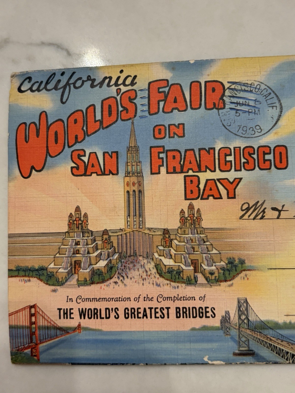 1939 San Francisco Worlds Fair Foldout Postcards