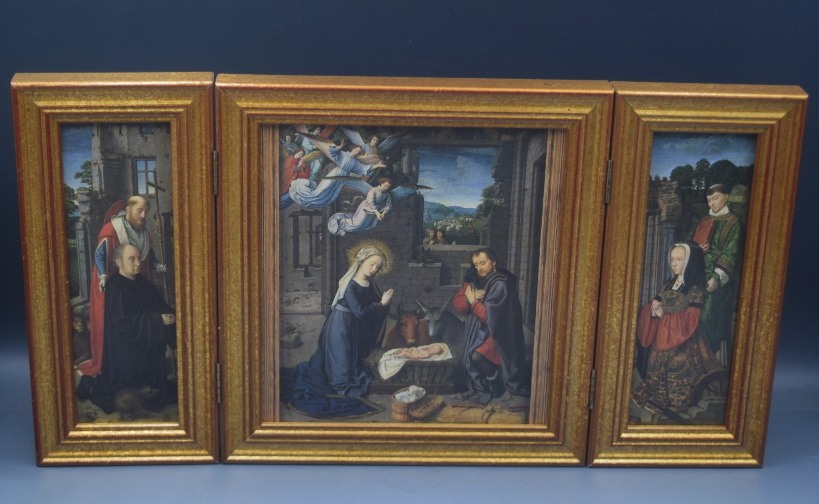 METROPOLITAN MUSEUM OF ART MMA GERARD DAVID NATIVITY TRIPTYCH FOLDING  ART 2000