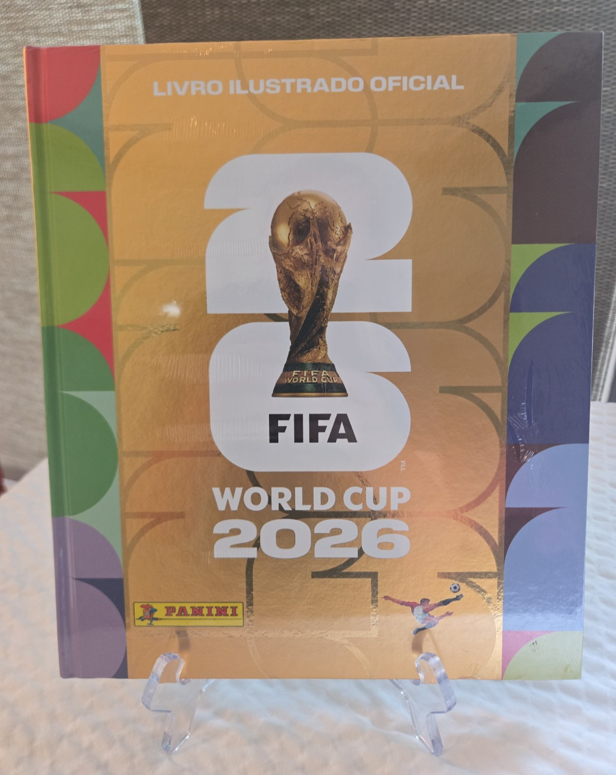 Panini FIFA World Cup 2026 Brazil Gold Hardcover Album LATAM, New, Sealed Panini FIFA World Cup 2026 Brazil Gold Hardcover Album LATAM, New, Sealed