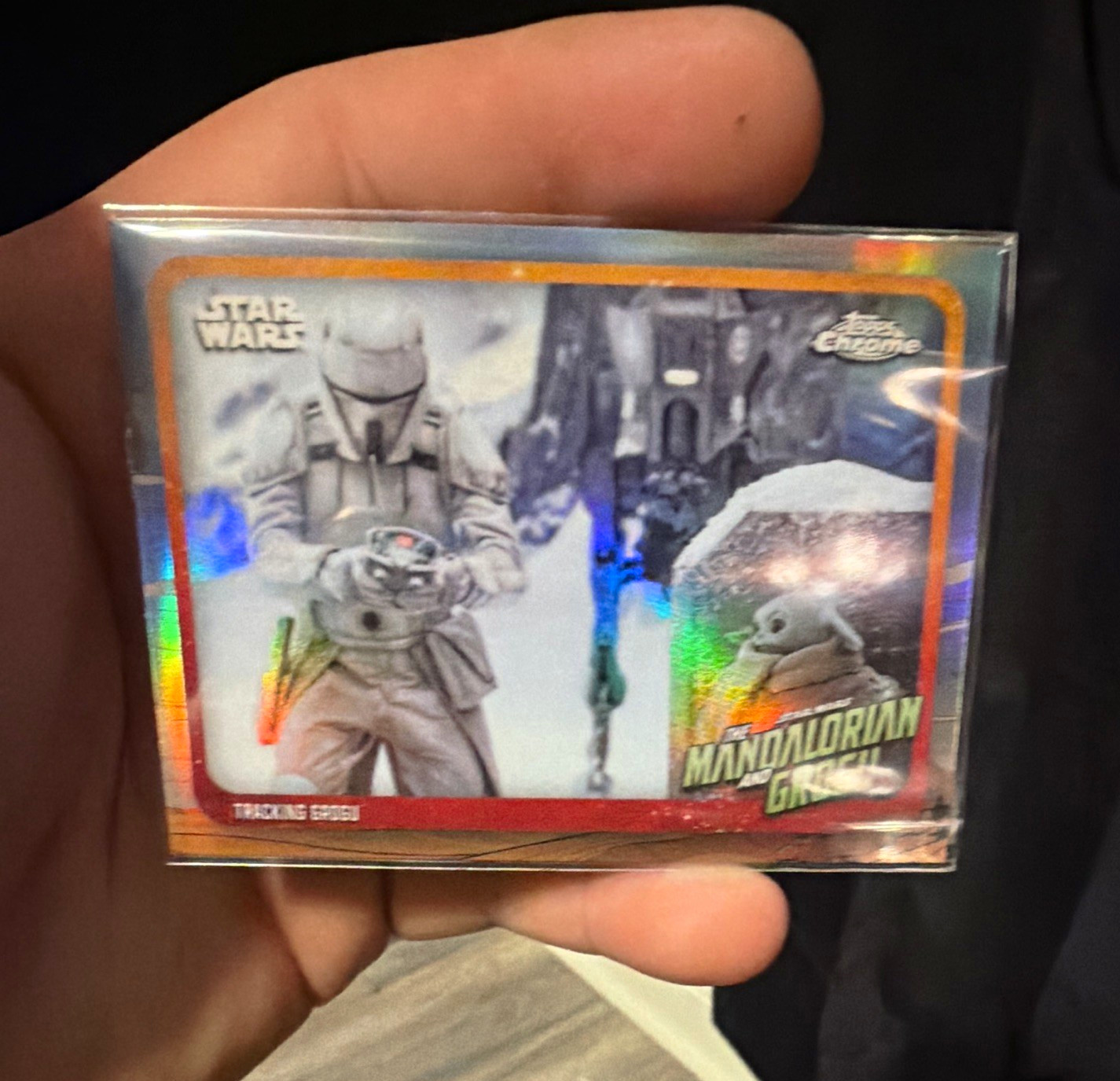 Topps 2024 Chrome Star Wars Mandalorian & Grogu Tracking Grogu Insert MAGR-3