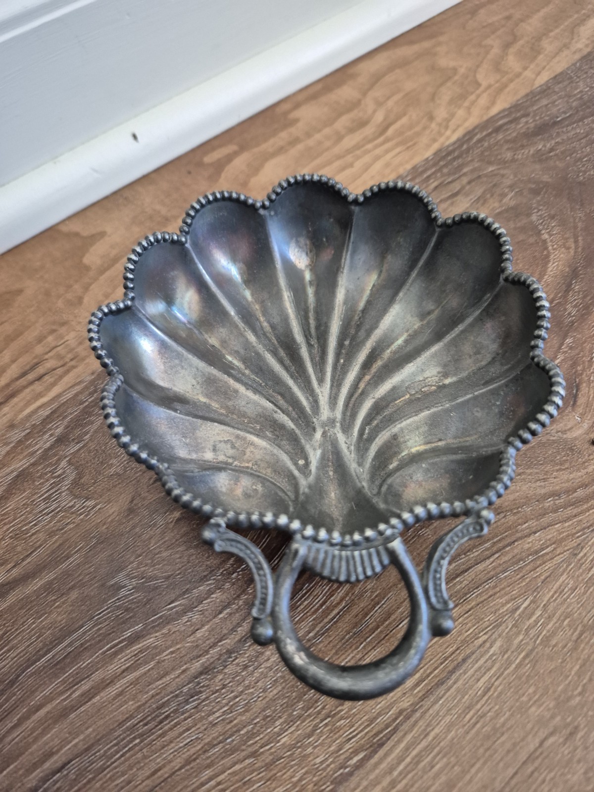 Vintage Victorian Metal Trinket Dish
