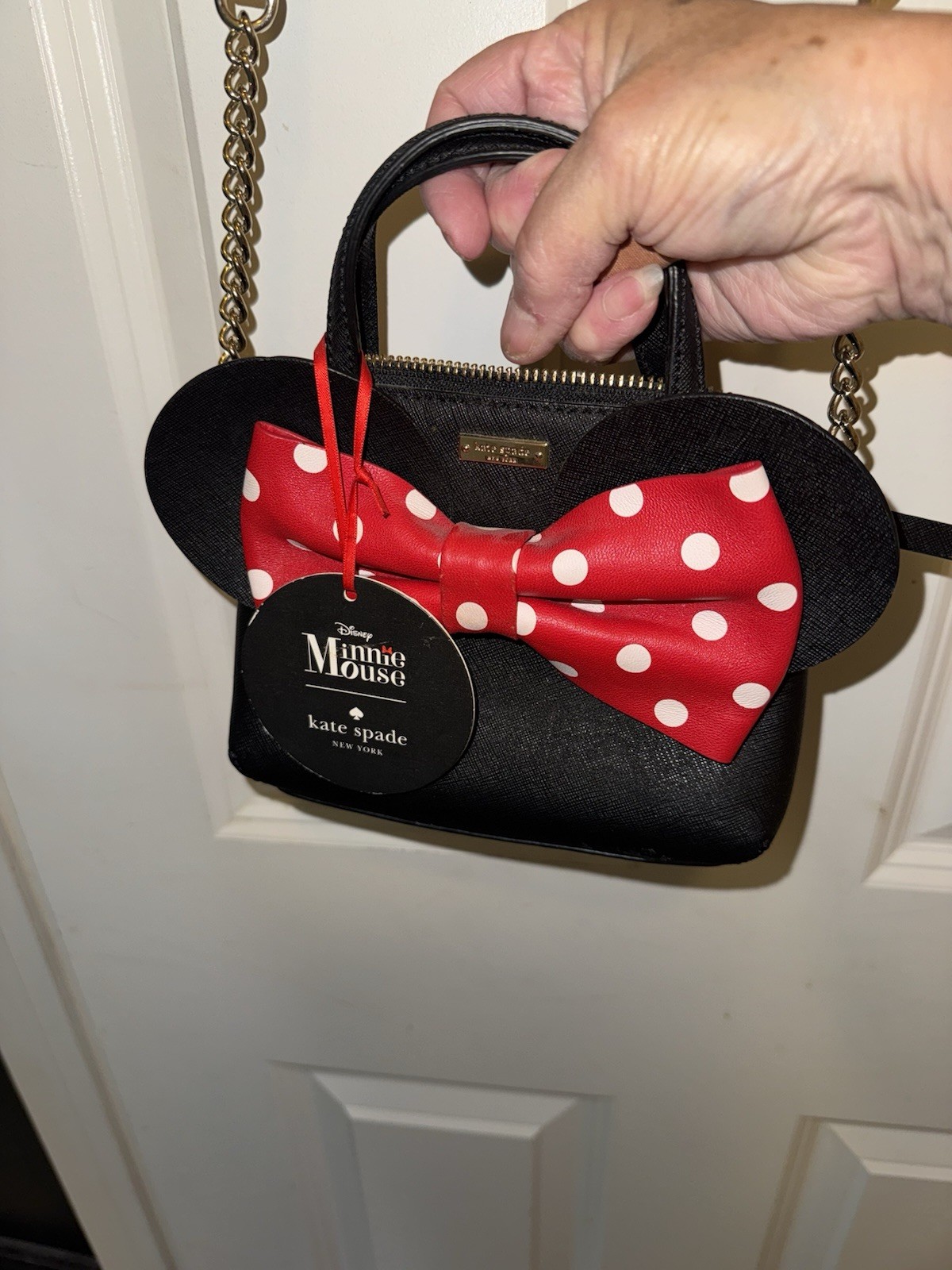 Kate Spade Disney Crossbody New Minnie Mouse Purse with Tag Attached No Box NWT