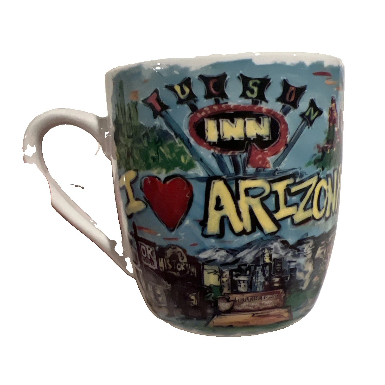 Arizona State Mug 16oz Dishwasher Safe.