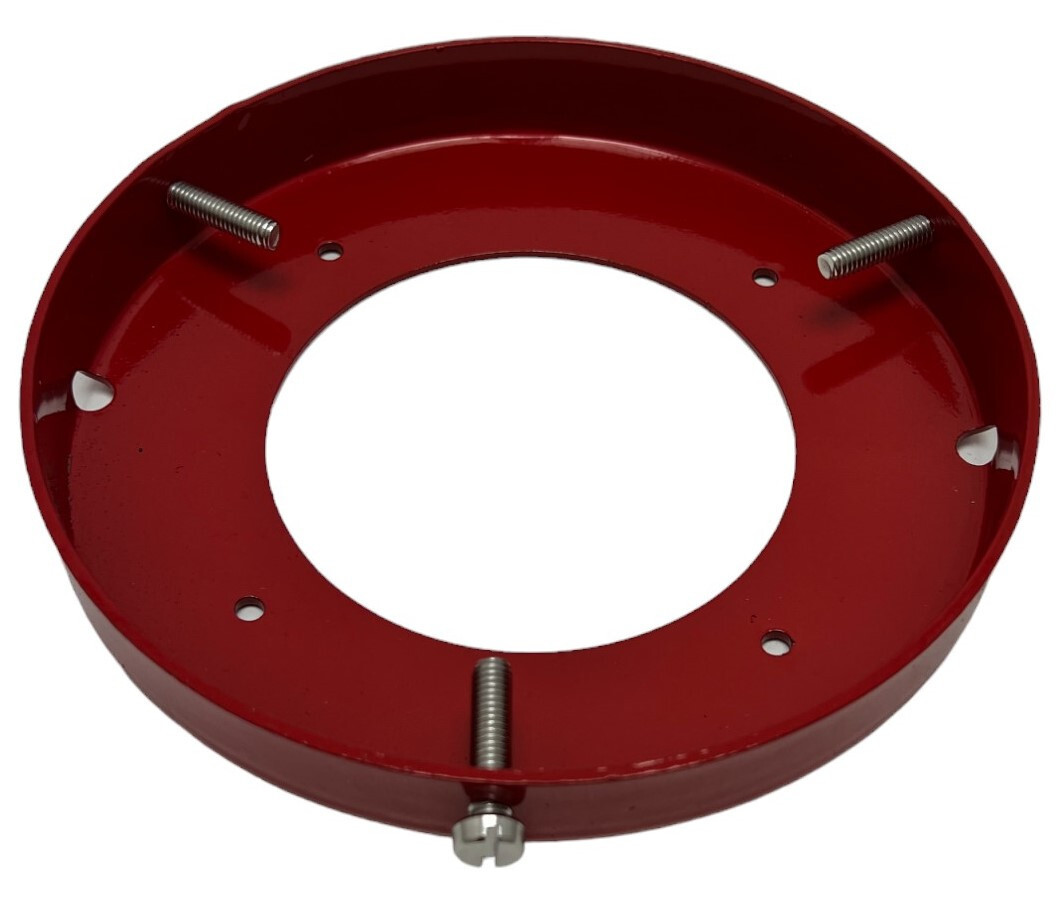 Gas Pump 6.00 inch Globe Ring WGLB600-R-RED Gloss RED Wesdon Globe Base