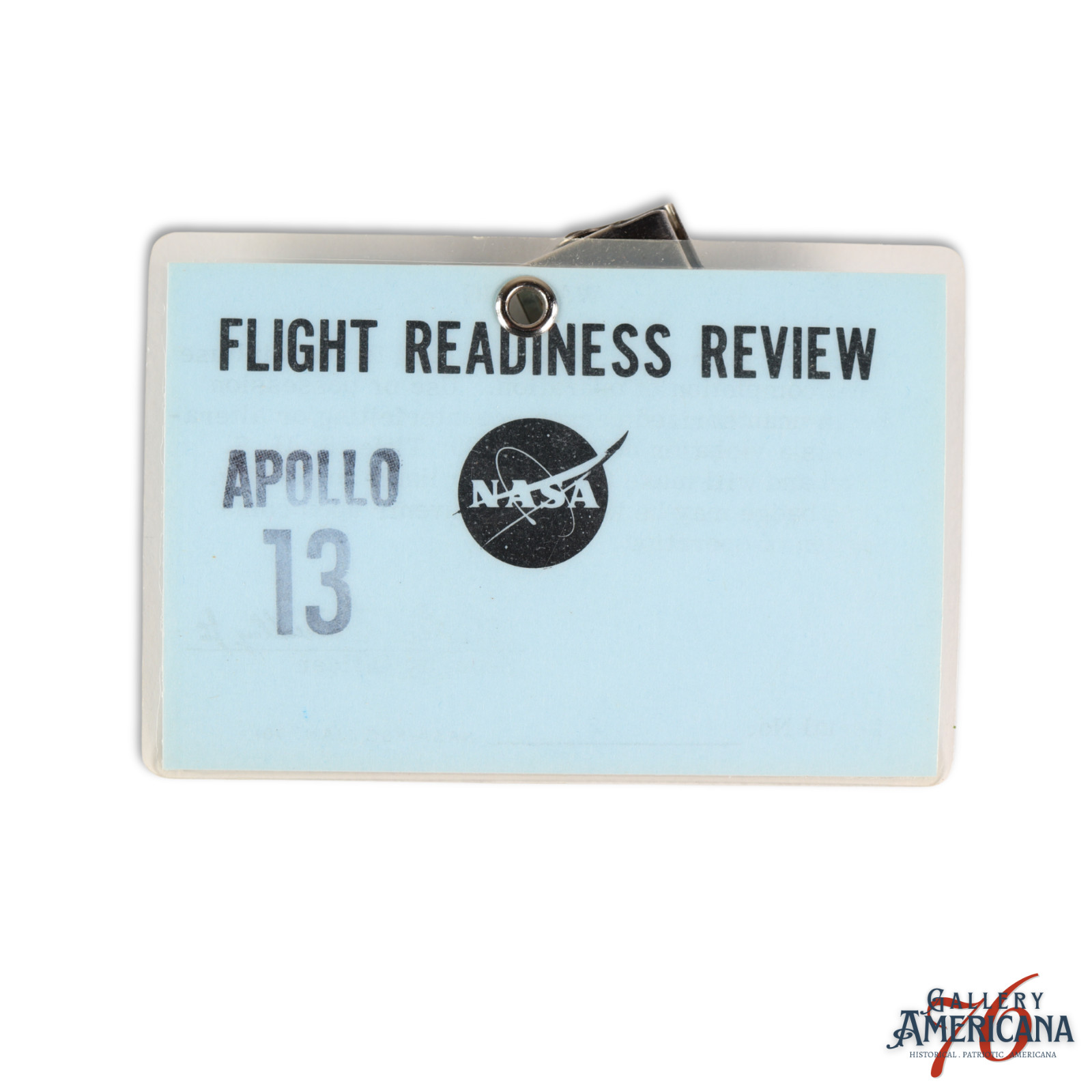 1970 NASA Apollo 13 Flight Readiness Review Badge Rare #13 Space Memorabilia