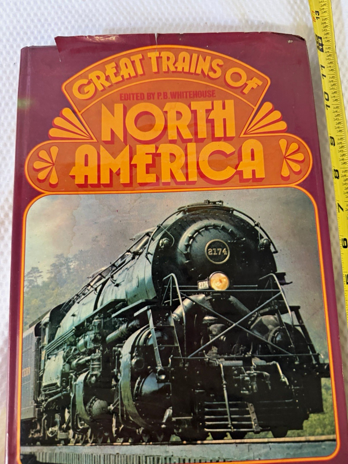 Great Trains of North America Hardcover Book Editor P.R. Winterhase 1977