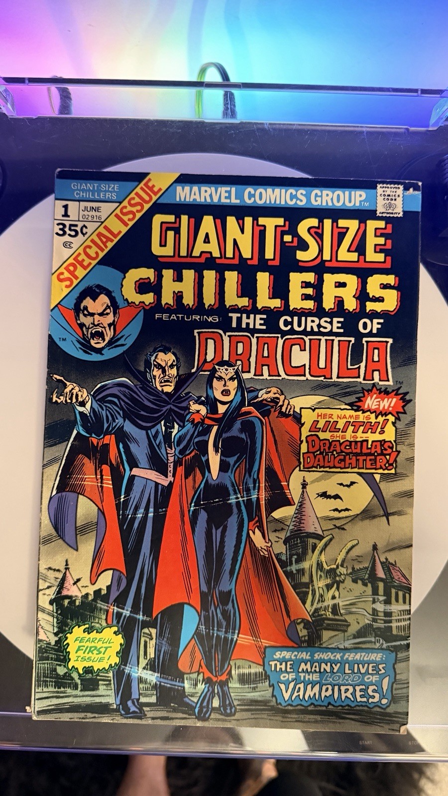 Giant-Size Chillers Featuring Curse of Dracula #1 (Marvel Comics June 1974)