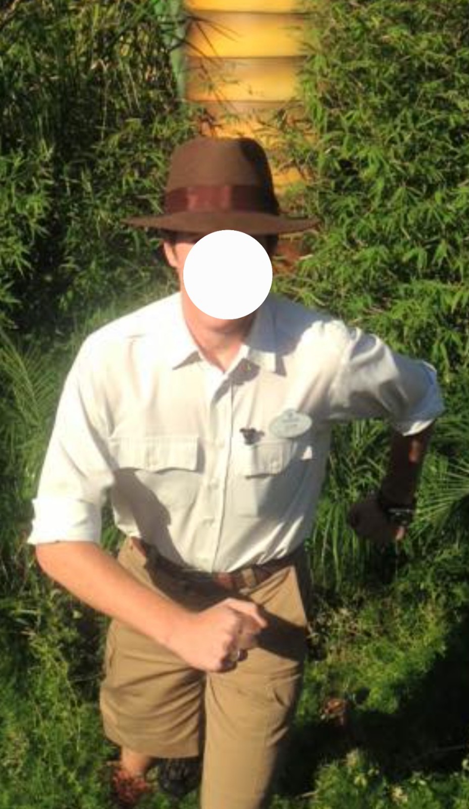 DISNEYLAND INDIANA JONES ADVENTURE CAST MEMBER SHIRT UNIFORM 
