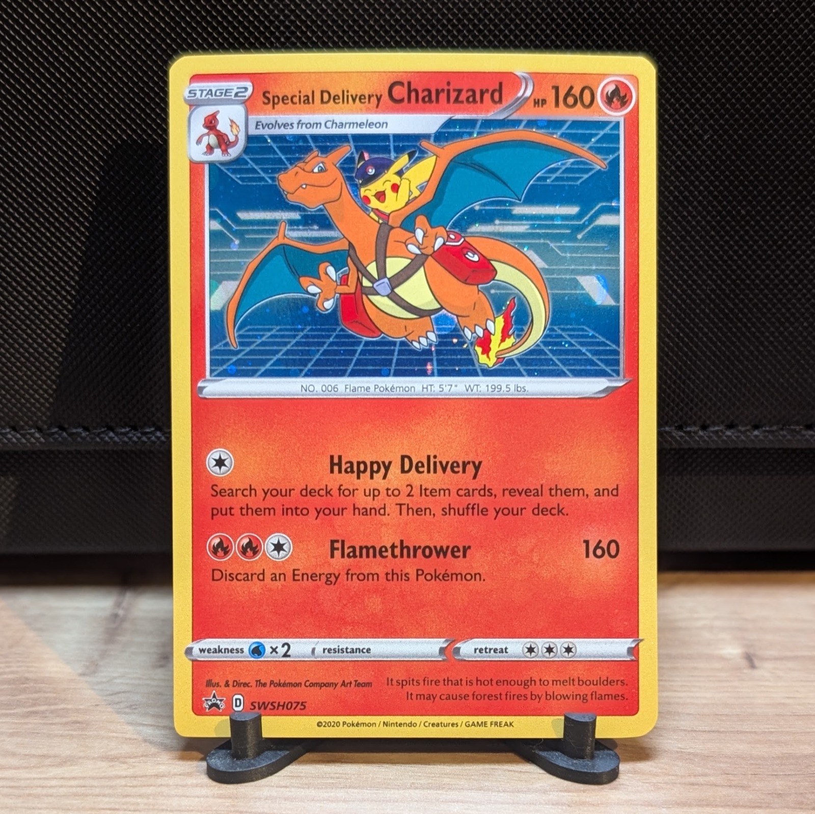 Special Delivery Charizard SWSH075 SWSH: Sword & Shield Promo Cards Fire NM Poké