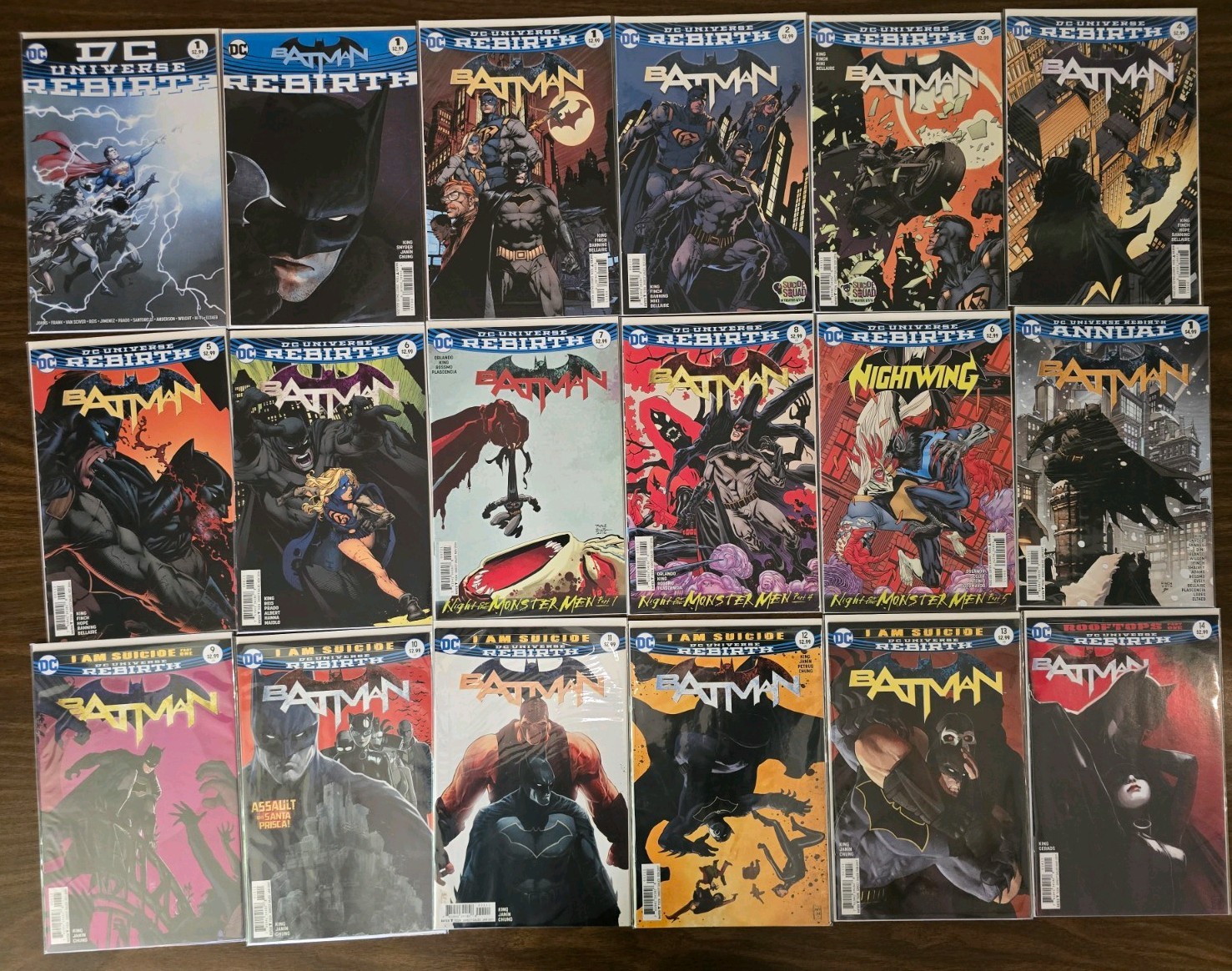 Batman Vol 3 Near Complete 1-74 DC Rebirth-Tom King