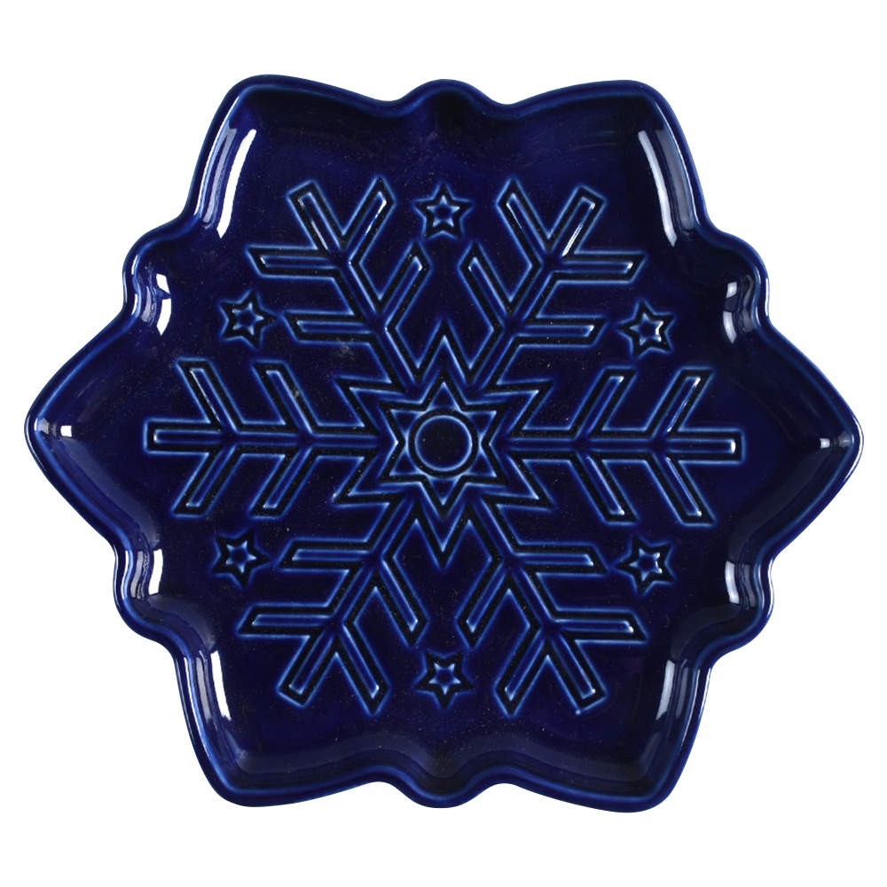 Fiesta Tableware Company Twilight  Snowflake Shaped Plate 12262805