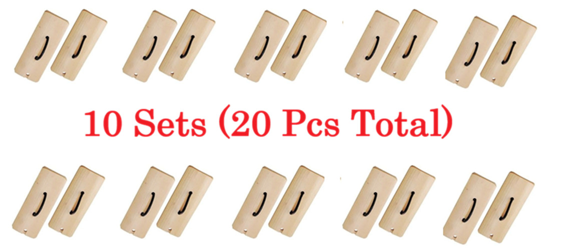 10 pieces of Yotsutake Japanese Traditional Bamboo Castanets Okinawa Instrument