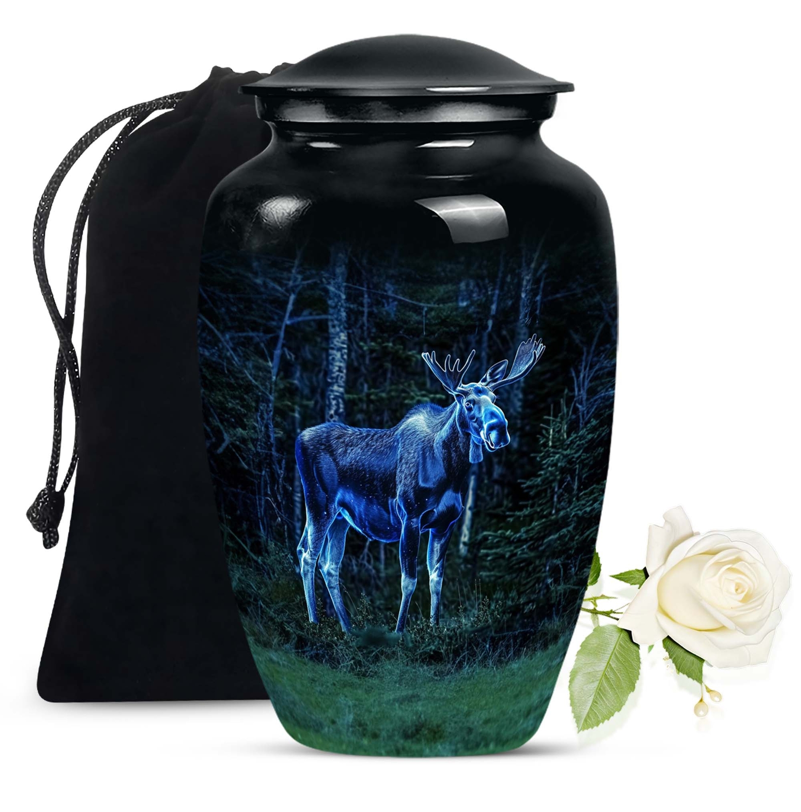 Moose Walking Dad Urn Urns For Husbands Ashes 10 Inch