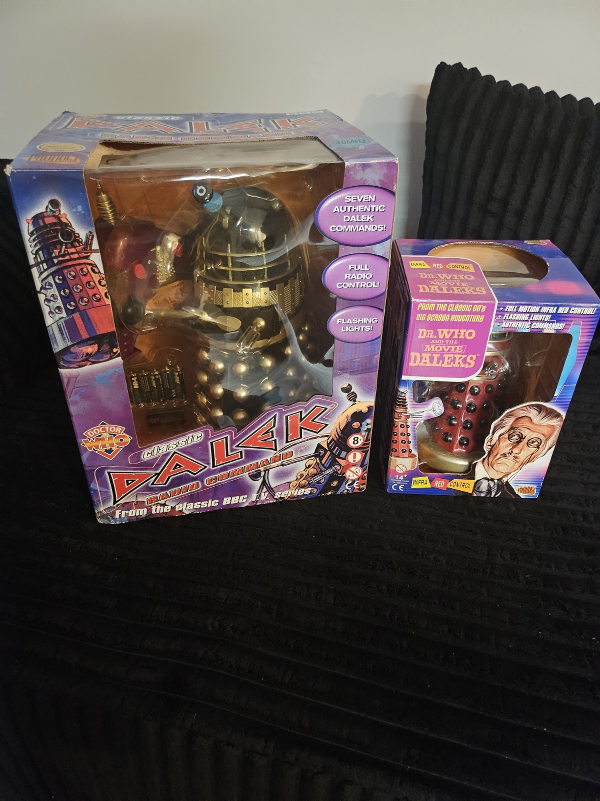 Product Enterprise Doctor Who Daleks 2000 Classic 40MHz Radio + IR Control Lot